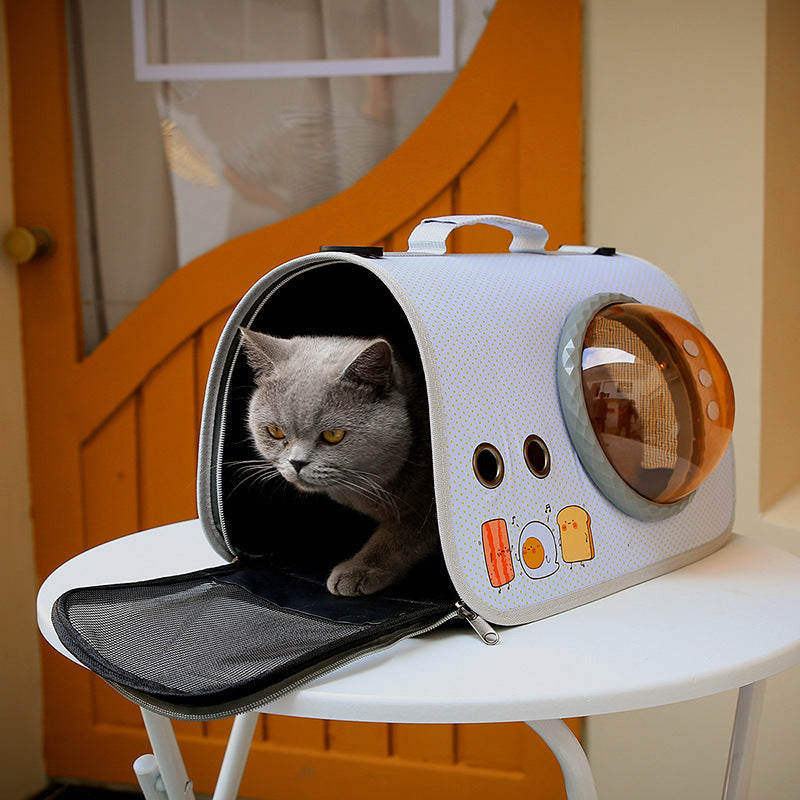 Outing Carry Bag Portable Pet Bag Transparent Cat Cage