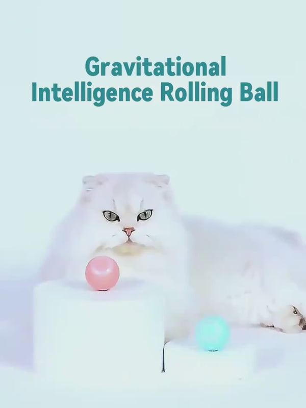 Cat Chase Toy Cat Interactive Ball Smart Pet Cat Toys Indoor Automatic Rolling Magic Ball Electronic Interactive Cat Toy Cat Game Accessories