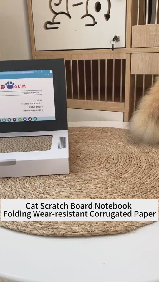 Cat Scratch Board Notebook Folding Wear-resistant Corrugated Paper